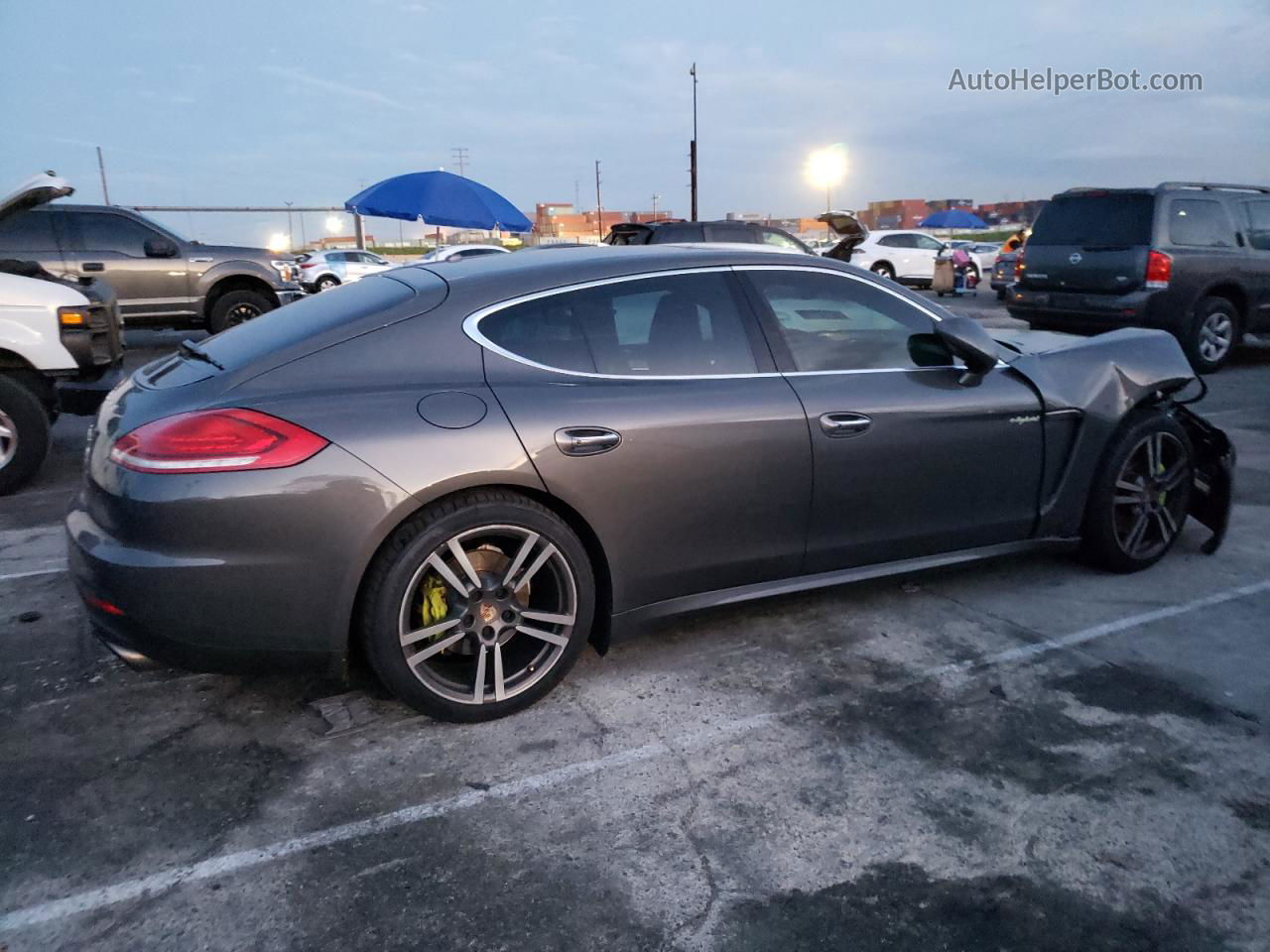 2014 Porsche Panamera S Hybrid Charcoal vin: WP0AD2A73EL044080