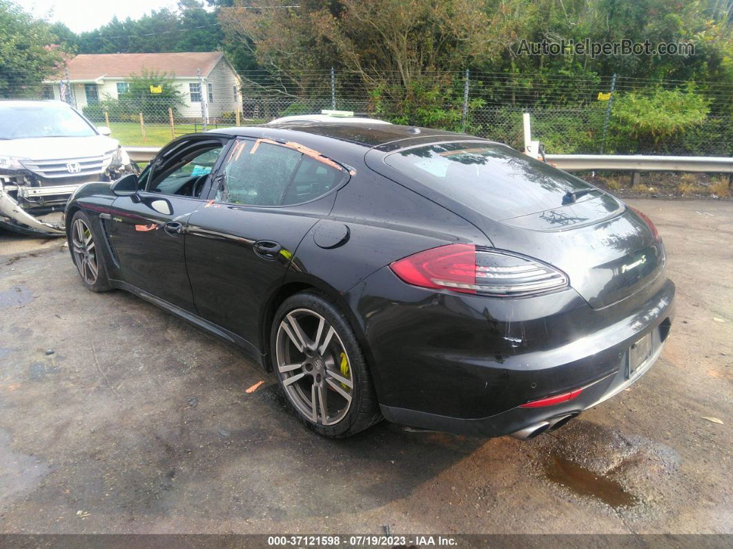 2014 Porsche Panamera S E-hybrid Black vin: WP0AD2A73EL044452