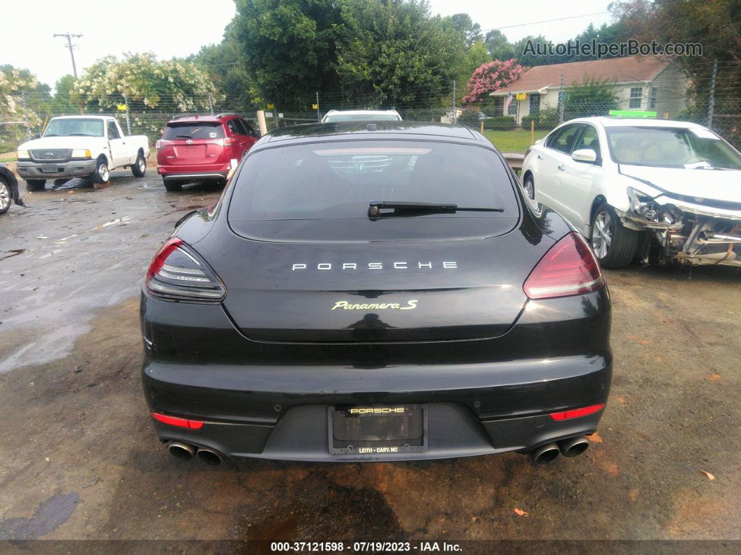 2014 Porsche Panamera S E-hybrid Black vin: WP0AD2A73EL044452