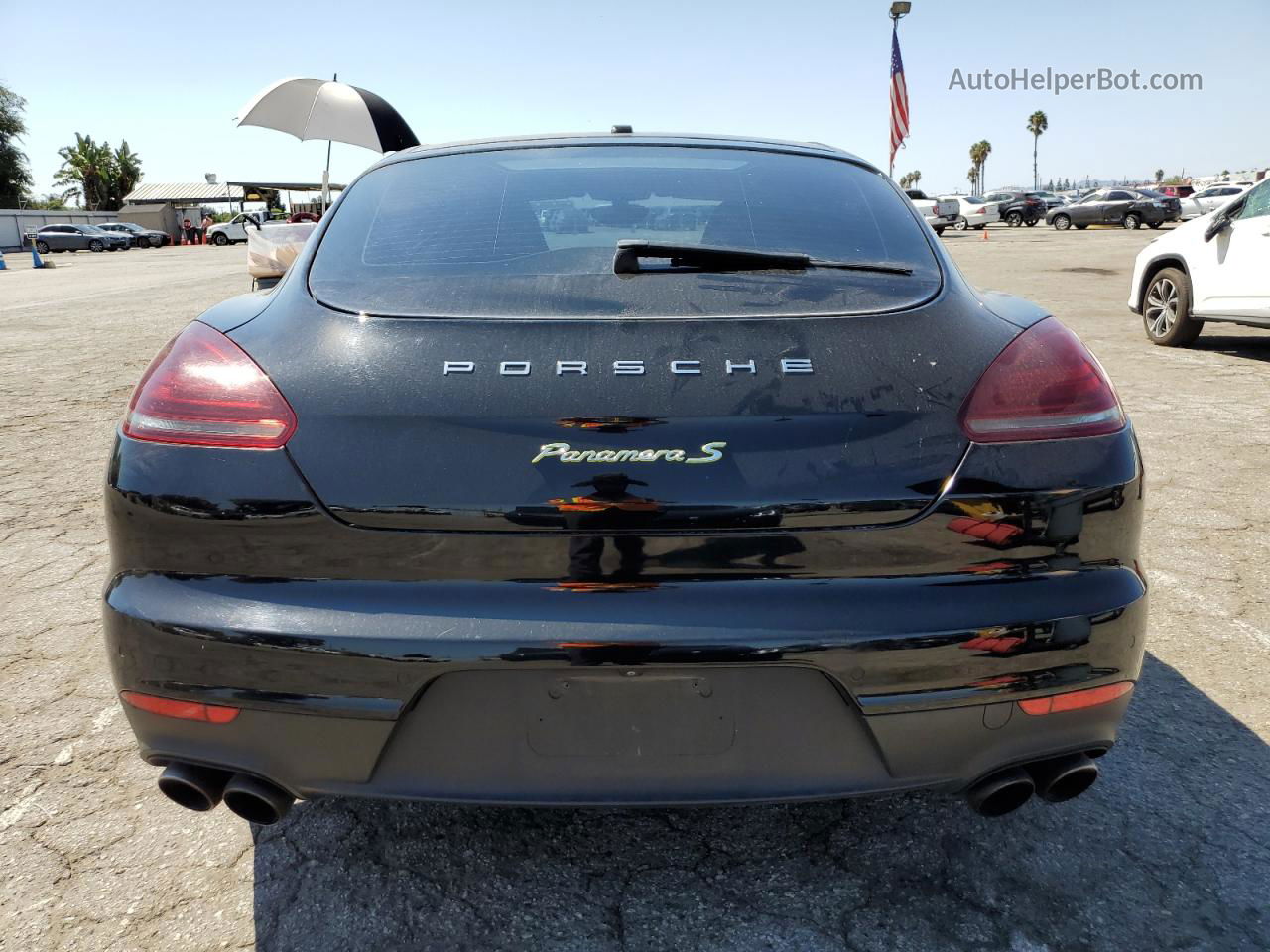 2014 Porsche Panamera S Hybrid Black vin: WP0AD2A74EL044279