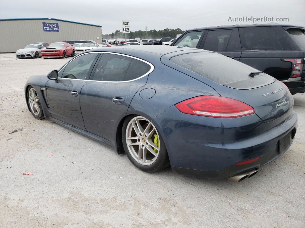 2014 Porsche Panamera S Hybrid Gray vin: WP0AD2A78EL044687