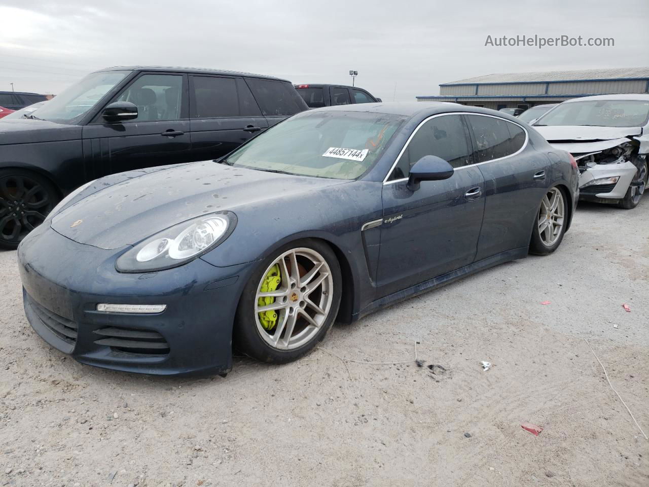 2014 Porsche Panamera S Hybrid Gray vin: WP0AD2A78EL044687