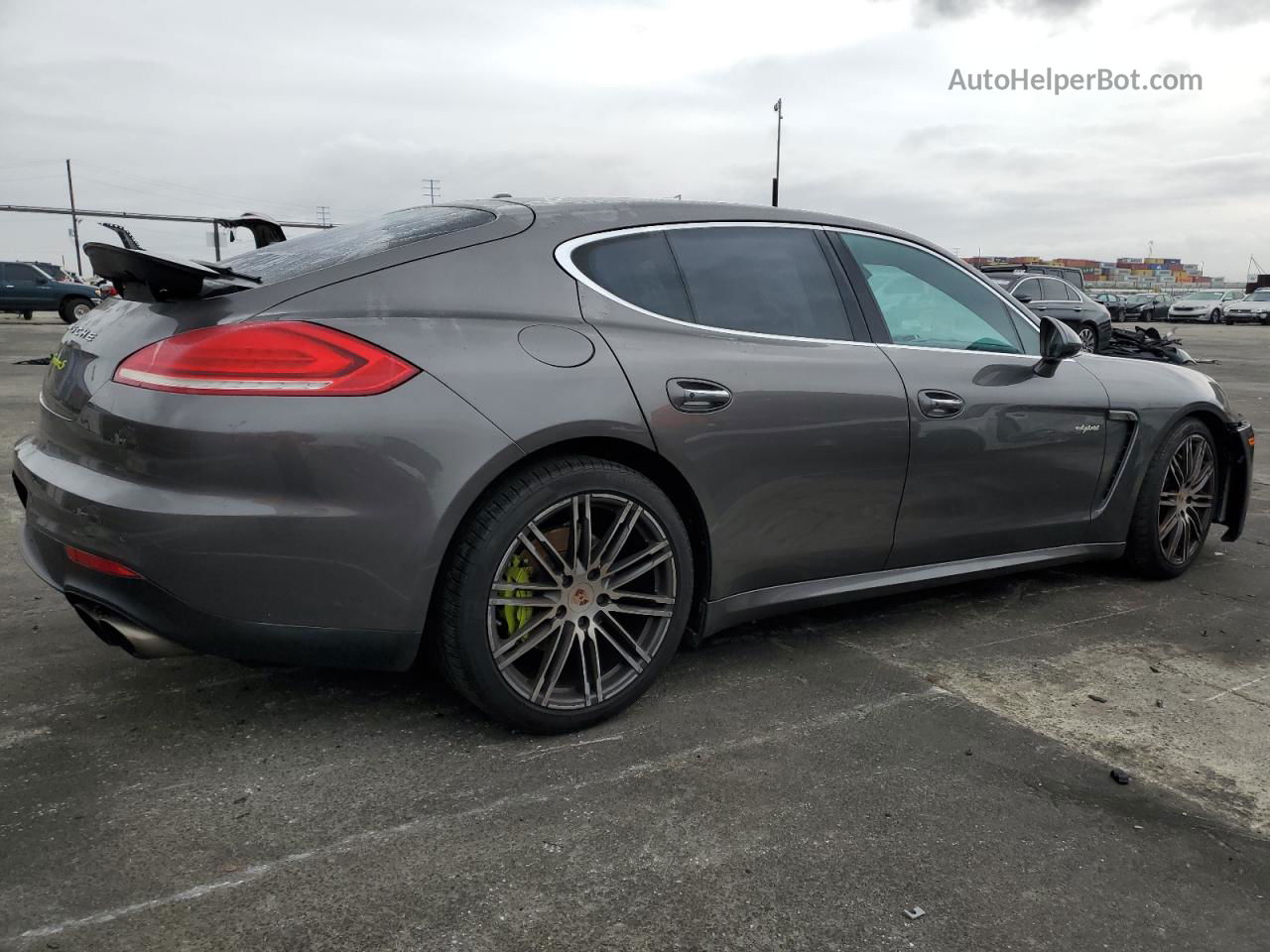 2014 Porsche Panamera S Hybrid Gray vin: WP0AD2A78EL044852