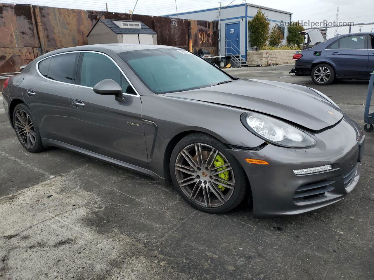 2014 Porsche Panamera S Hybrid Gray vin: WP0AD2A78EL044852