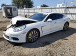 2014 Porsche Panamera S Hybrid White vin: WP0AD2A7XEL044691