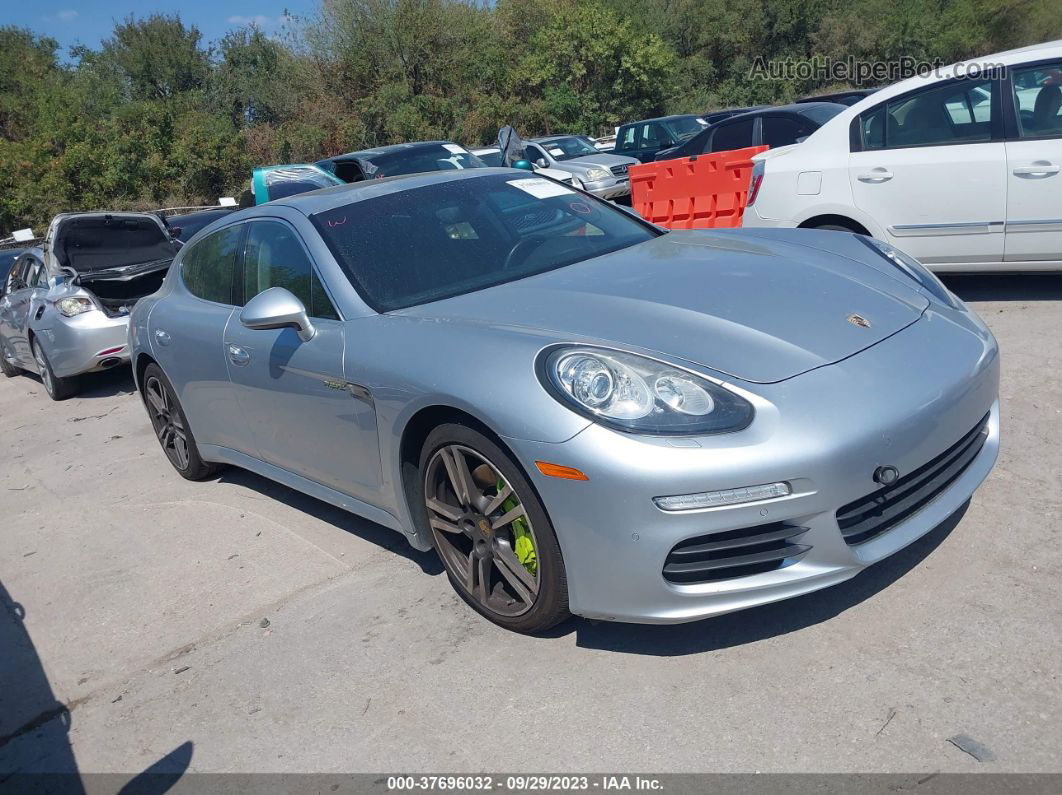 2014 Porsche Panamera S E-hybrid Silver vin: WP0AD2A7XEL044853