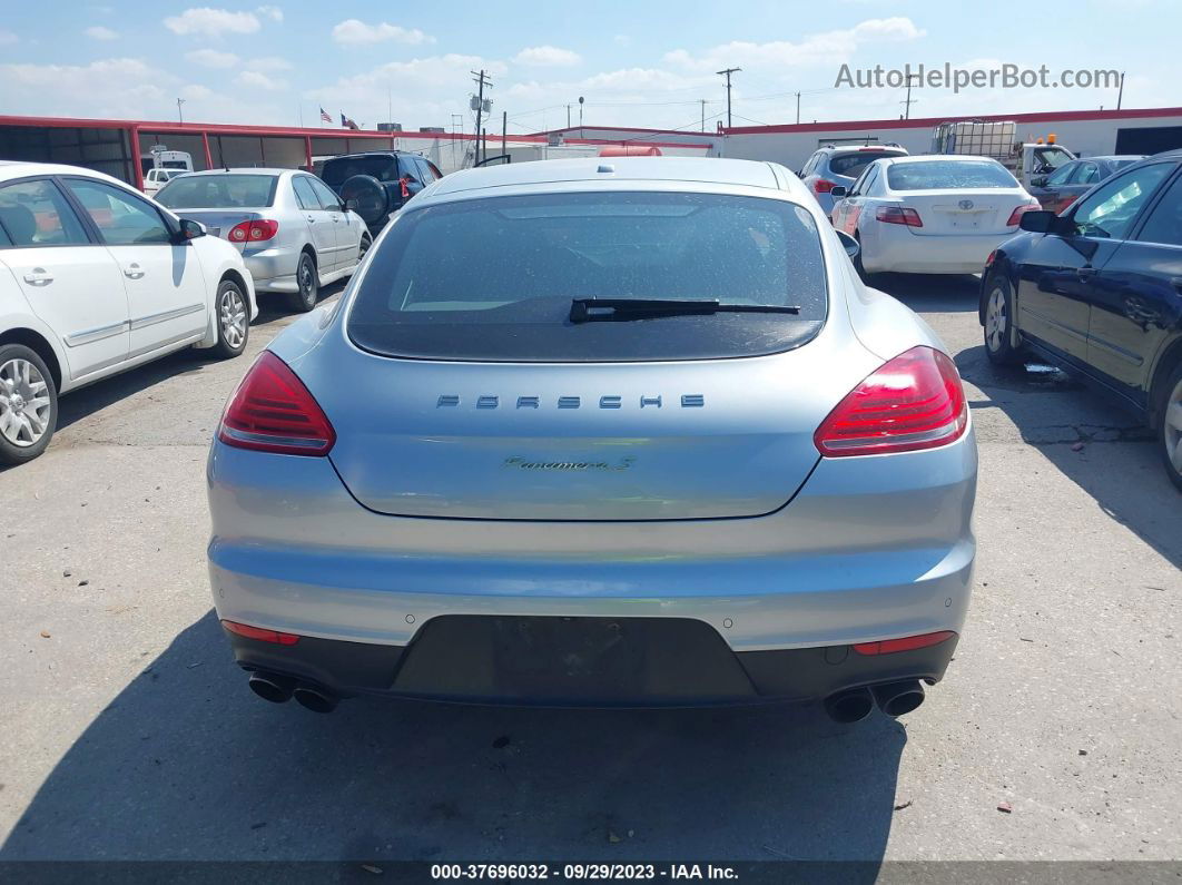 2014 Porsche Panamera S E-hybrid Silver vin: WP0AD2A7XEL044853