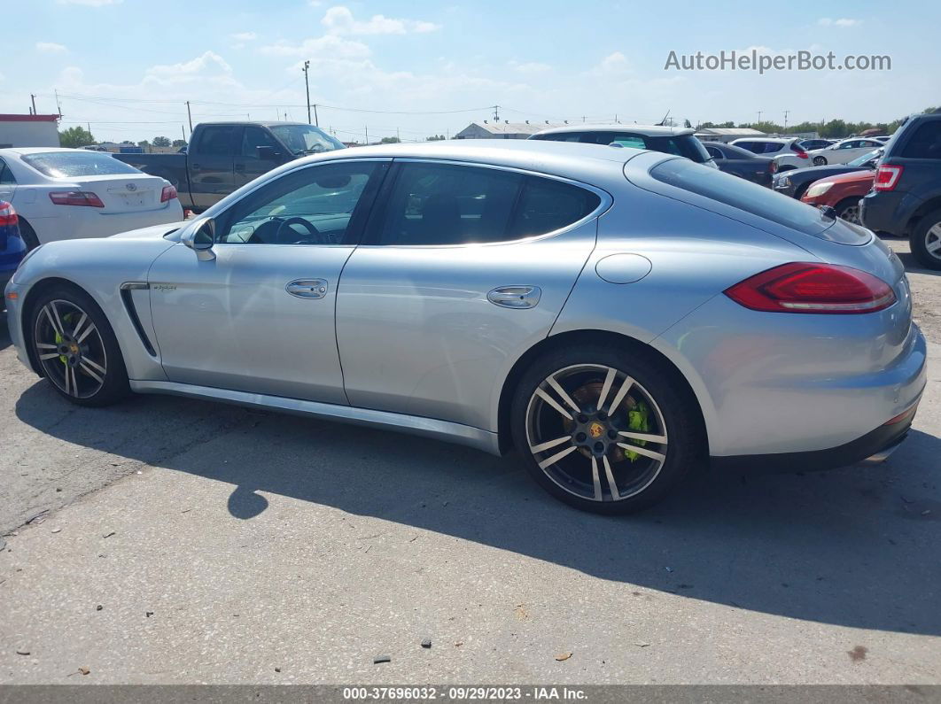 2014 Porsche Panamera S E-hybrid Silver vin: WP0AD2A7XEL044853