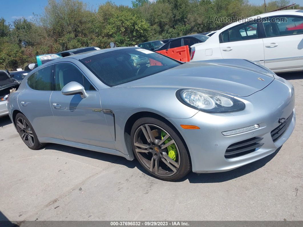 2014 Porsche Panamera S E-hybrid Silver vin: WP0AD2A7XEL044853