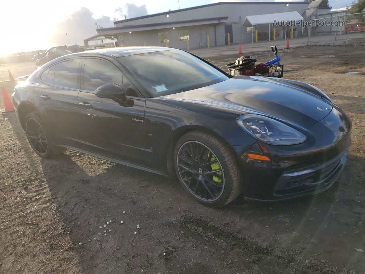 2018 Porsche Panamera 4 E-hybrid Черный vin: WP0AE2A77JL127776