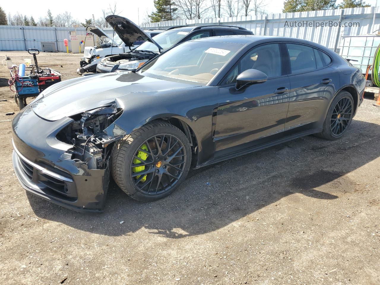 2018 Porsche Panamera 4 E-hybrid Charcoal vin: WP0AE2A79JL175442