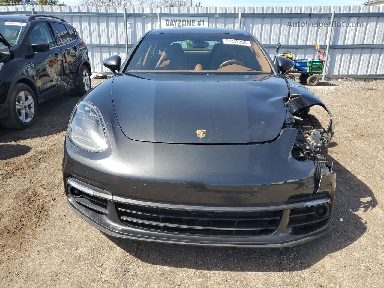 2018 Porsche Panamera 4 E-hybrid Charcoal vin: WP0AE2A79JL175442