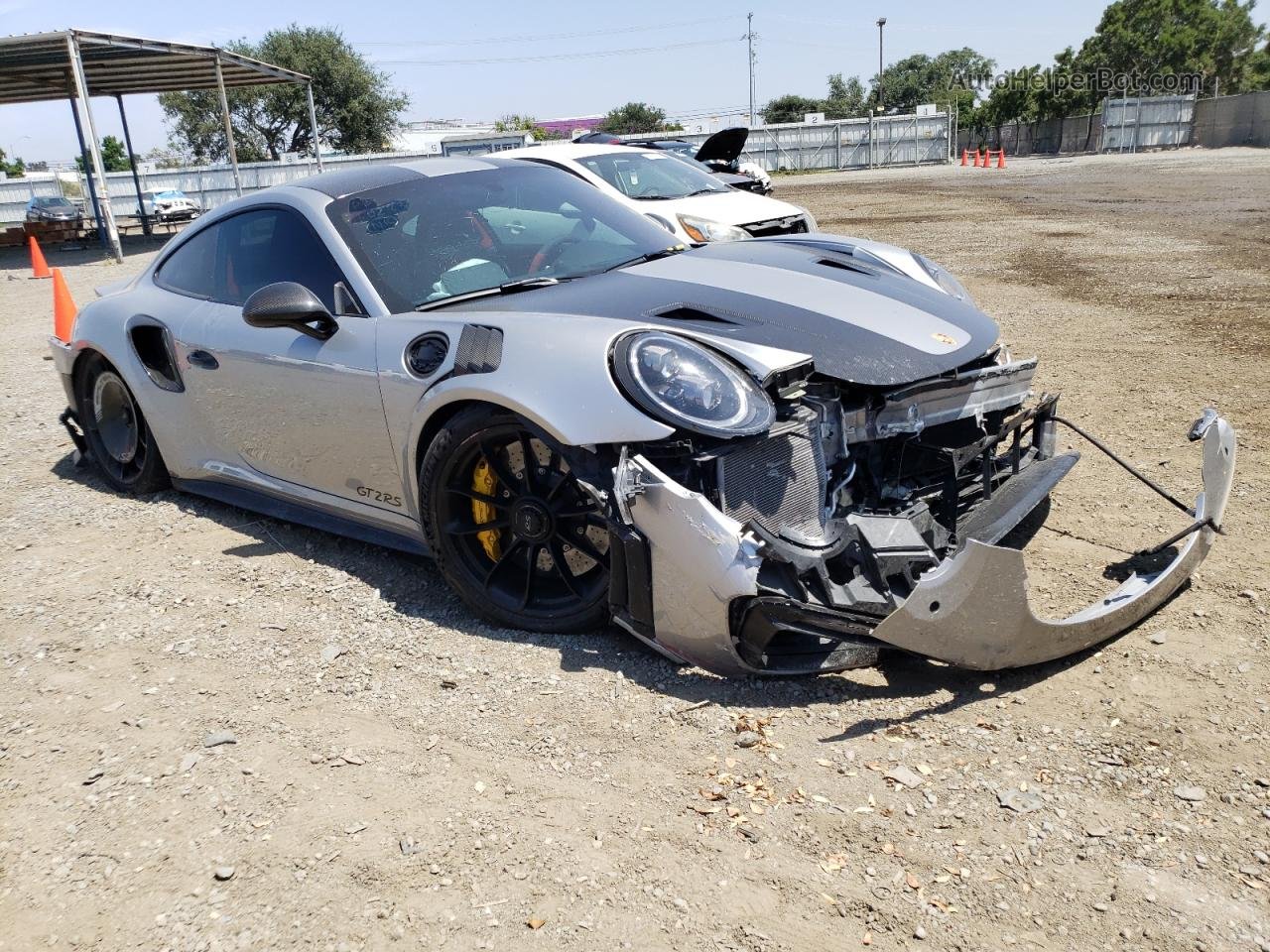 2018 Porsche 911 Gt2 Rs Silver vin: WP0AE2A96JS185904