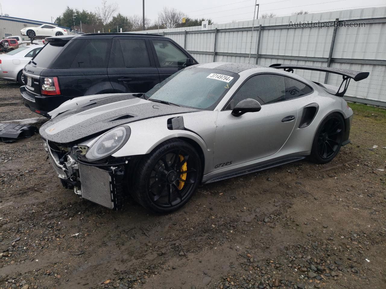 2018 Porsche 911 Gt2 Rs Silver vin: WP0AE2A96JS185904