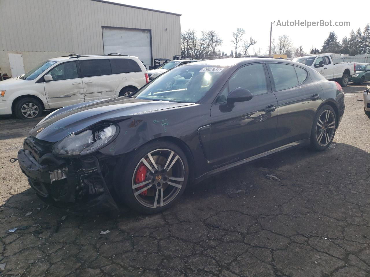 2014 Porsche Panamera Gts Gray vin: WP0AF2A70EL083395