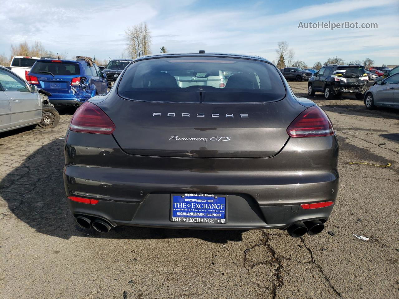 2014 Porsche Panamera Gts Gray vin: WP0AF2A70EL083395