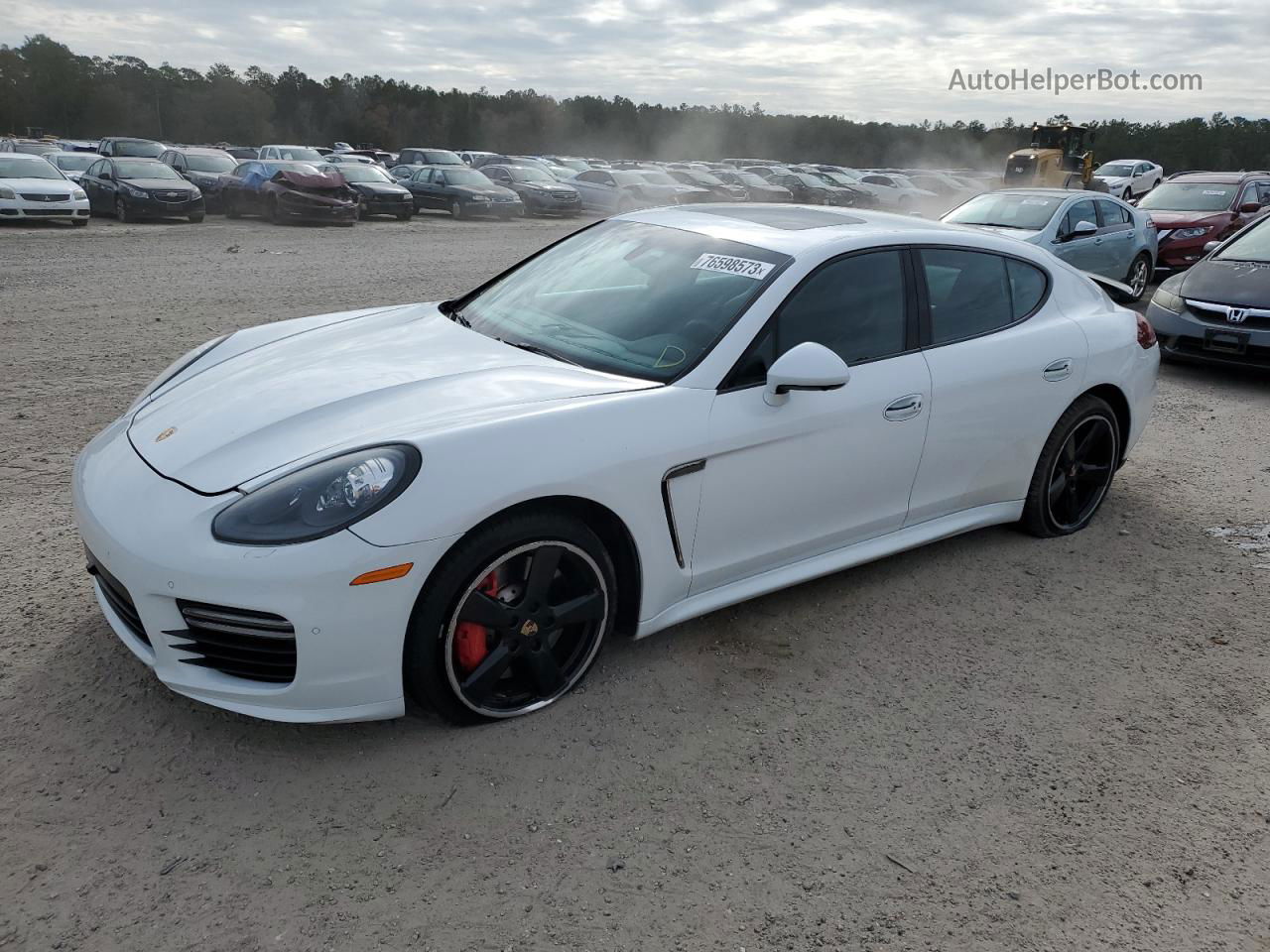 2014 Porsche Panamera Gts White vin: WP0AF2A72EL083611