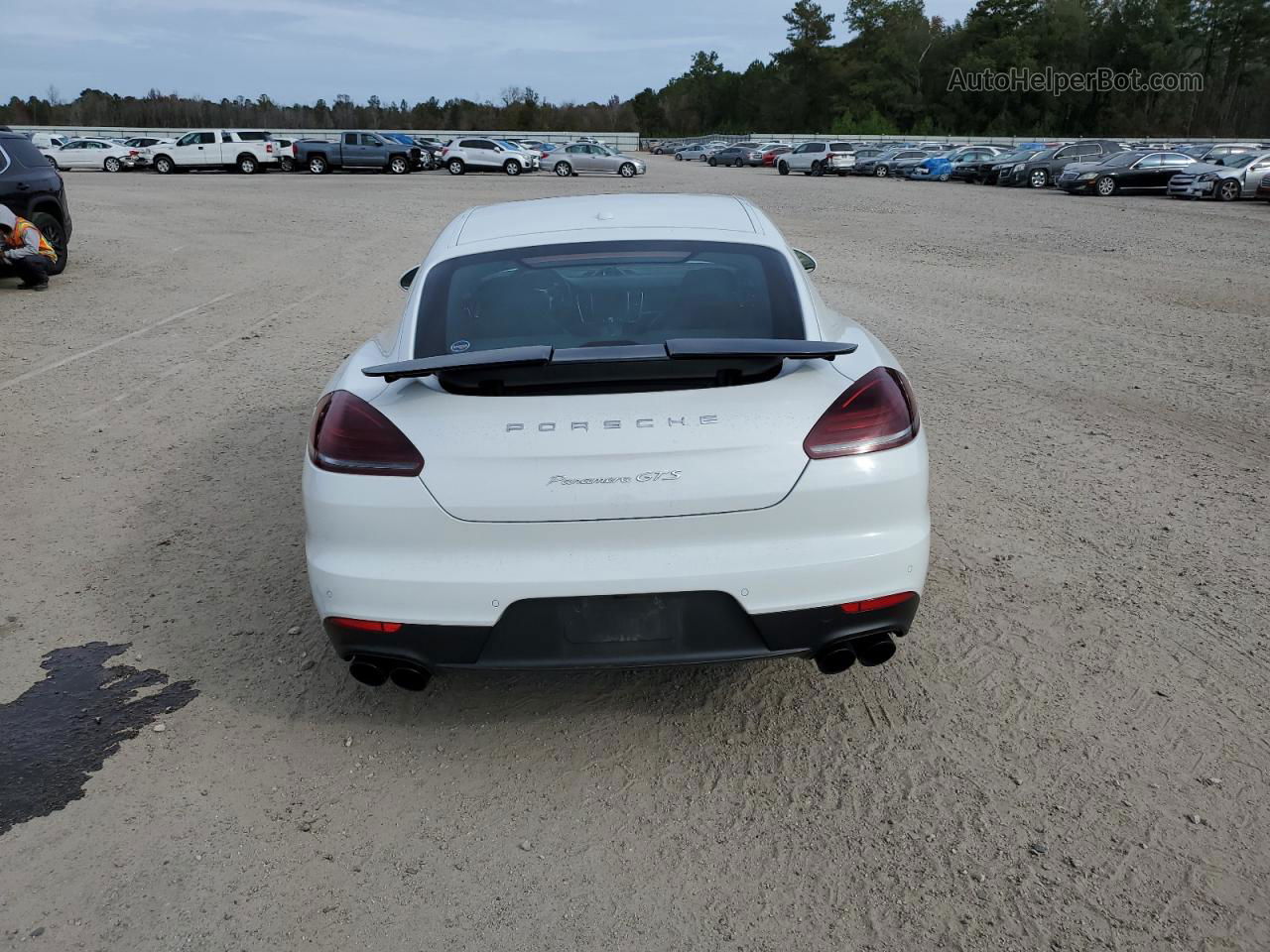 2014 Porsche Panamera Gts White vin: WP0AF2A72EL083611