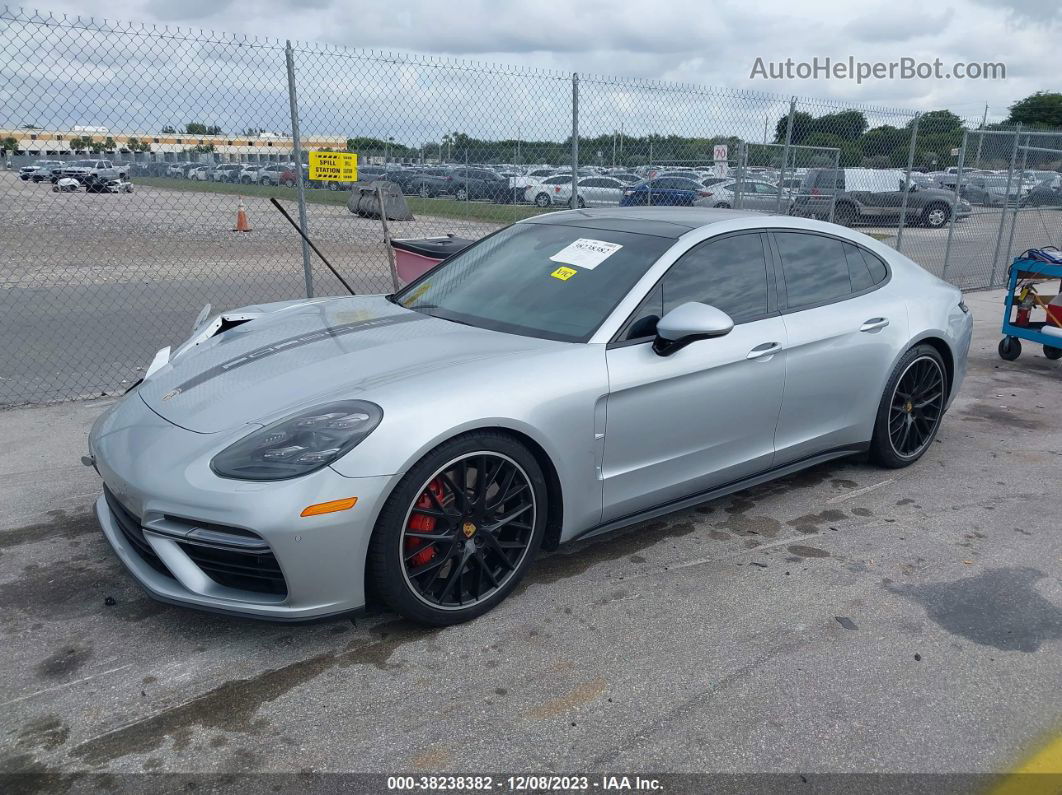 2018 Porsche Panamera Turbo Gray vin: WP0AF2A72JL141503