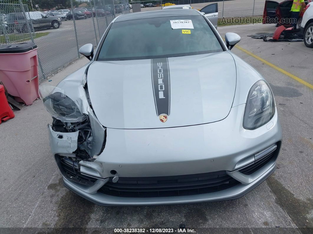 2018 Porsche Panamera Turbo Gray vin: WP0AF2A72JL141503