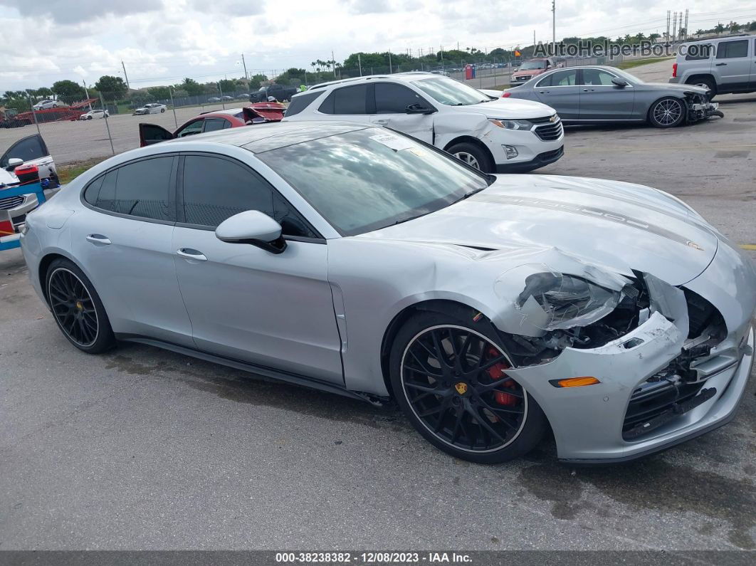 2018 Porsche Panamera Turbo Gray vin: WP0AF2A72JL141503