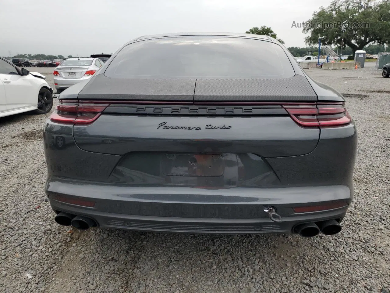 2018 Porsche Panamera Turbo Charcoal vin: WP0AF2A72JL141985