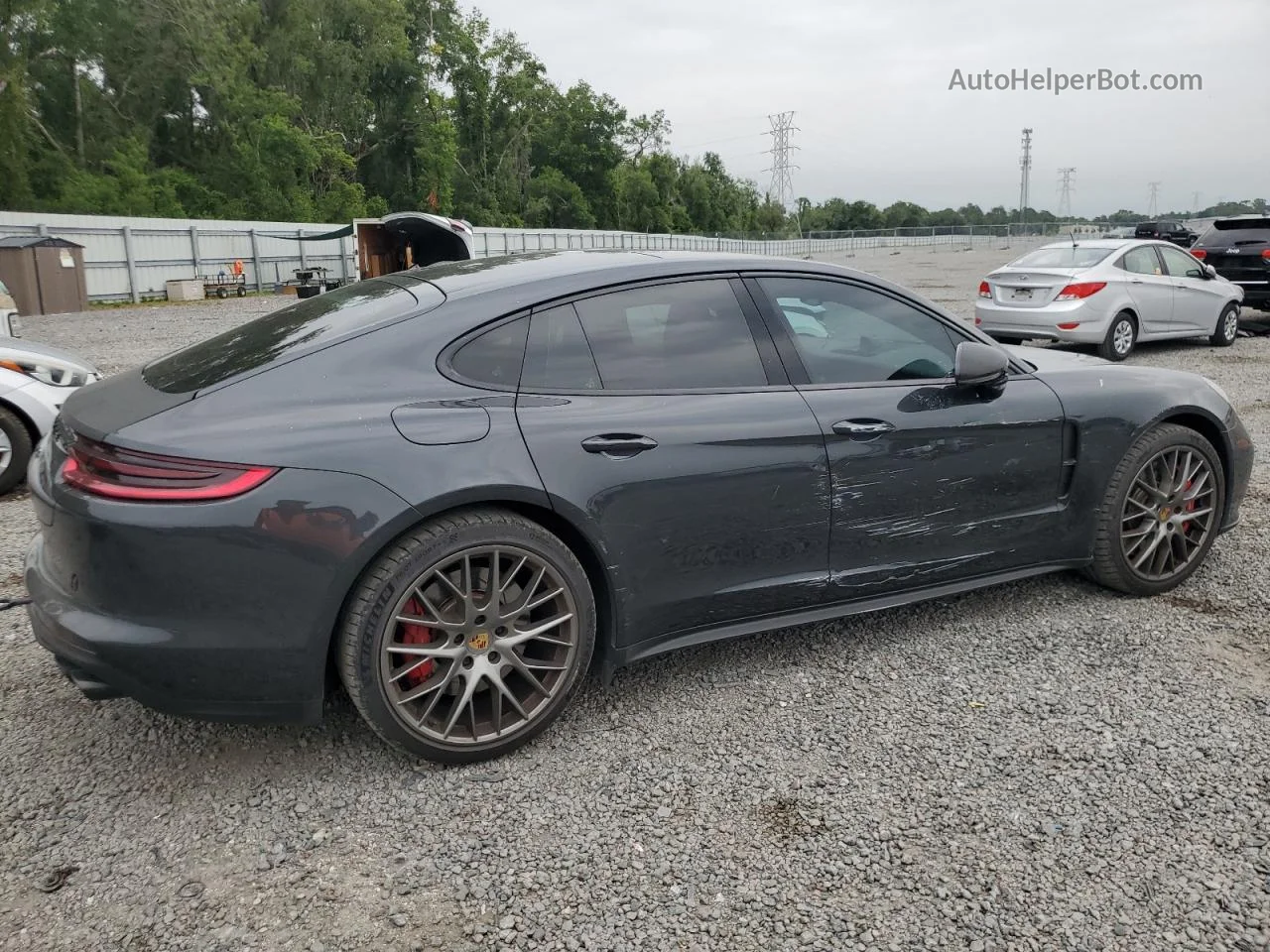 2018 Porsche Panamera Turbo Угольный vin: WP0AF2A72JL141985