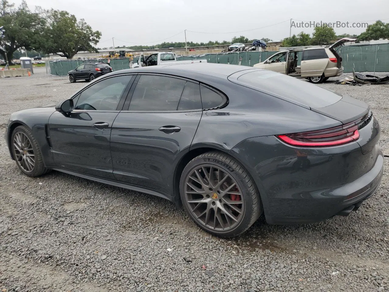 2018 Porsche Panamera Turbo Charcoal vin: WP0AF2A72JL141985