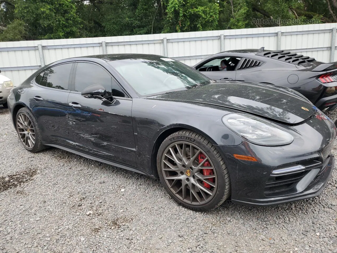 2018 Porsche Panamera Turbo Charcoal vin: WP0AF2A72JL141985