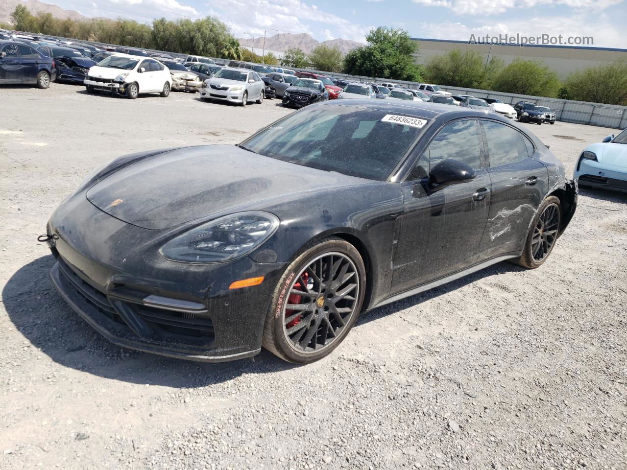 2018 Porsche Panamera Turbo Black vin: WP0AF2A74JL141325