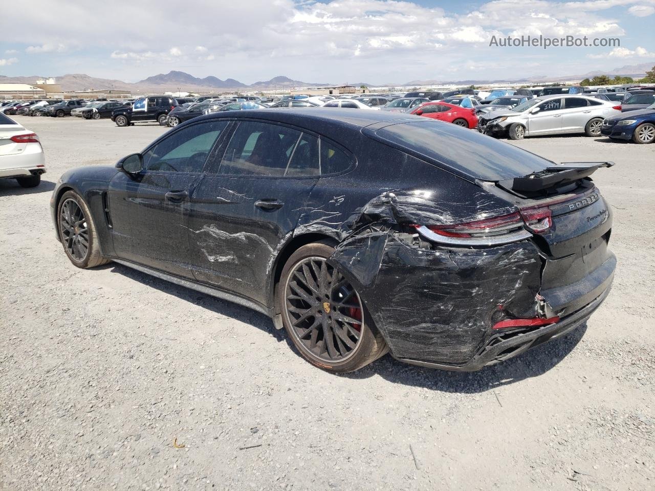 2018 Porsche Panamera Turbo Black vin: WP0AF2A74JL141325
