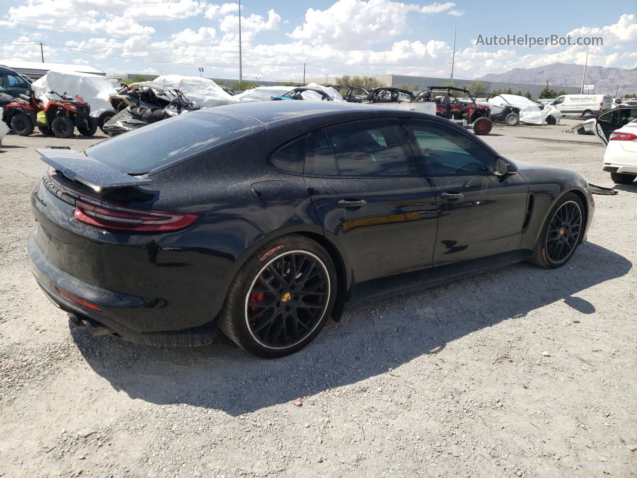 2018 Porsche Panamera Turbo Black vin: WP0AF2A74JL141325