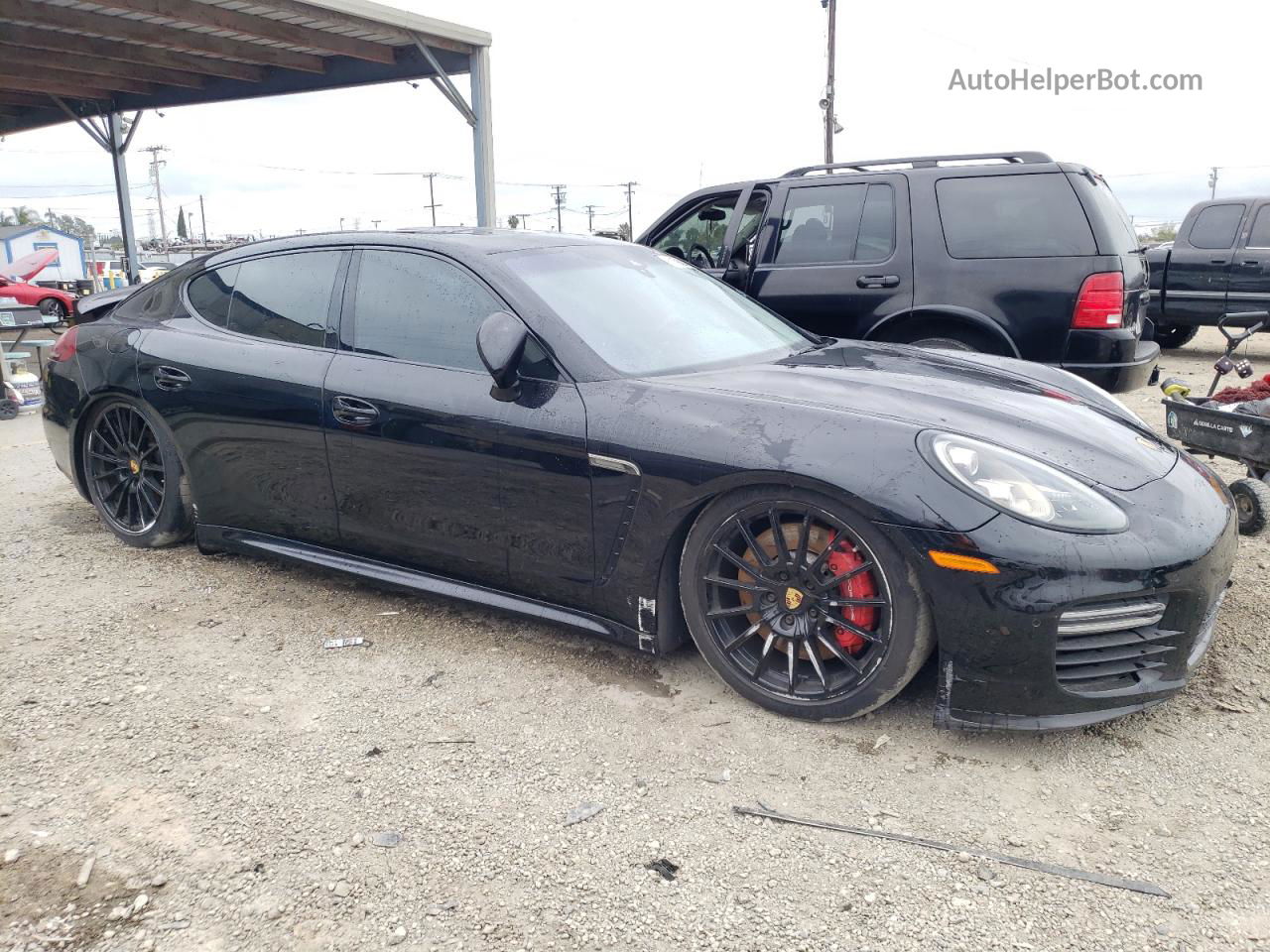 2014 Porsche Panamera Gts Black vin: WP0AF2A75EL083487