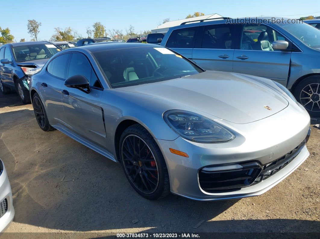 2018 Porsche Panamera Turbo Silver vin: WP0AF2A75JL141656