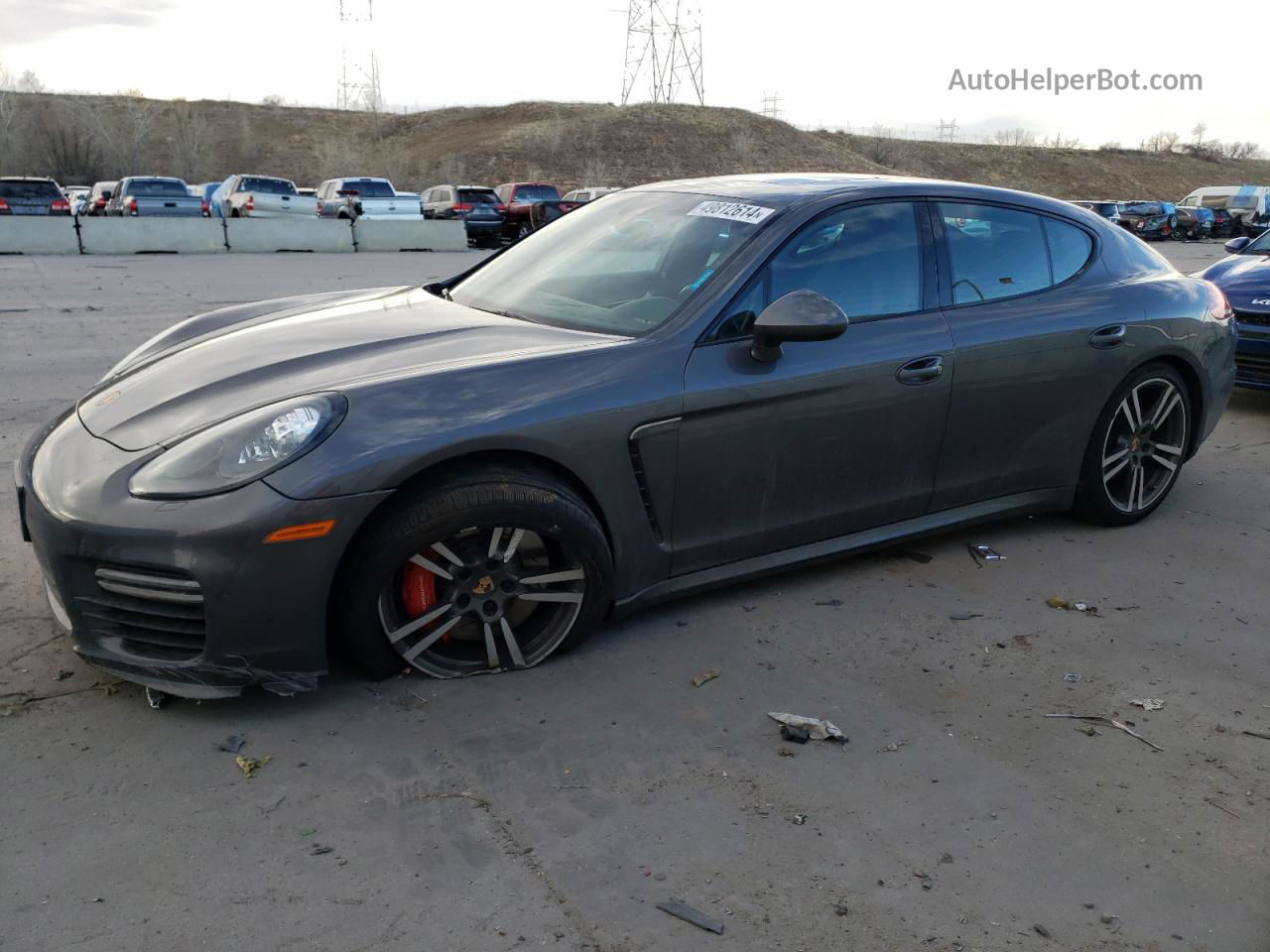 2014 Porsche Panamera Gts Charcoal vin: WP0AF2A76EL083269