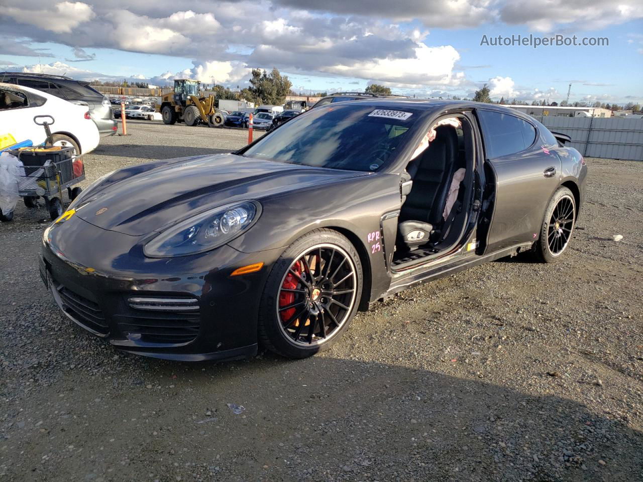 2014 Porsche Panamera Gts Gray vin: WP0AF2A77EL083765