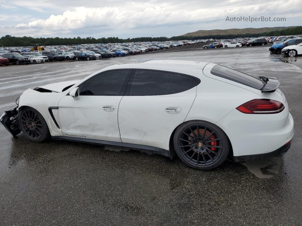 2014 Porsche Panamera Gts White vin: WP0AF2A7XEL083601