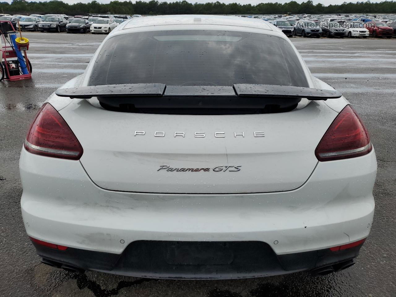 2014 Porsche Panamera Gts White vin: WP0AF2A7XEL083601