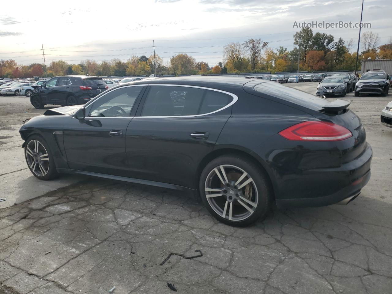 2014 Porsche Panamera 4s Executive Black vin: WP0BB2A75EL063532