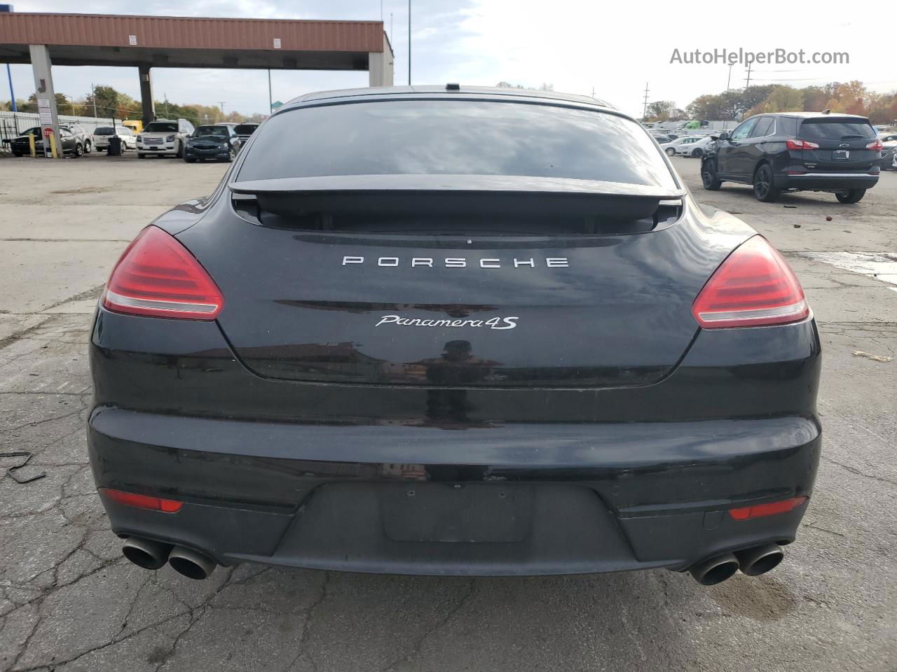 2014 Porsche Panamera 4s Executive Black vin: WP0BB2A75EL063532