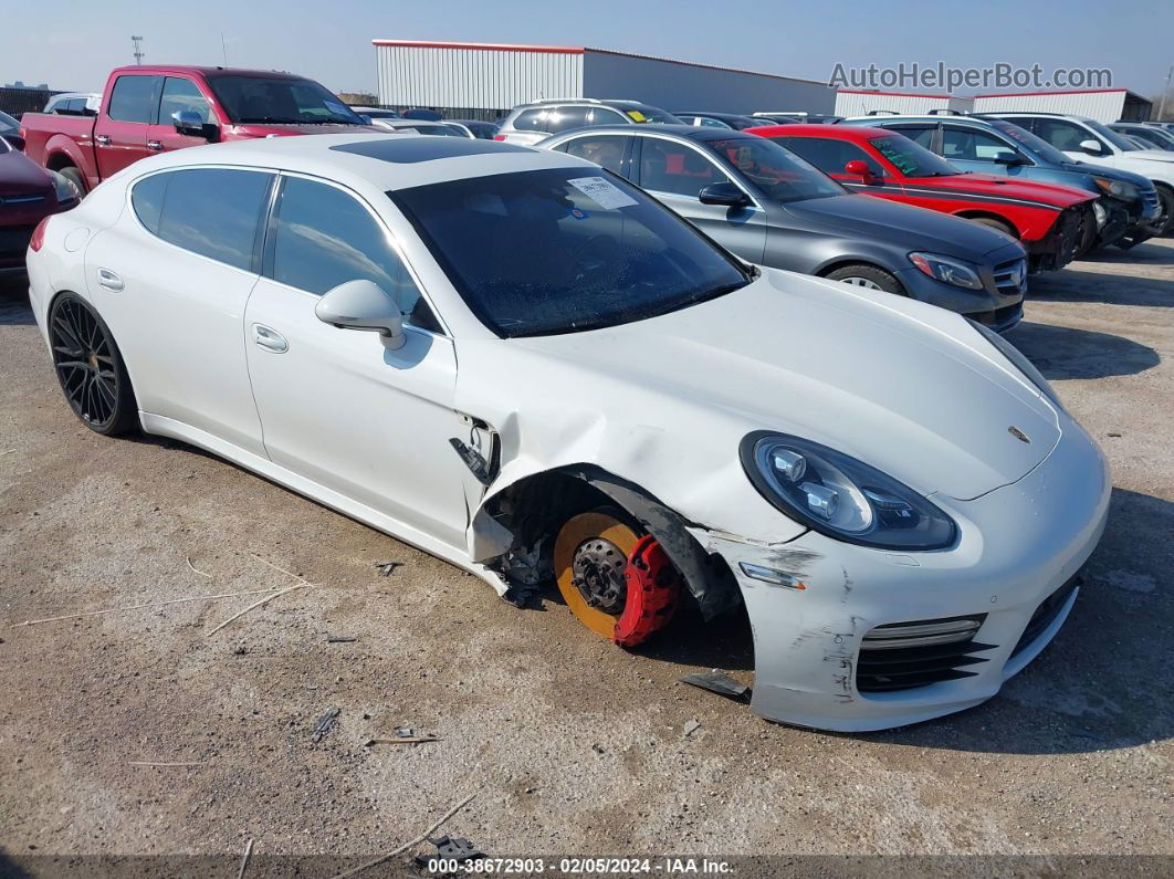 2014 Porsche Panamera Turbo Executive Белый vin: WP0BC2A71EL077117