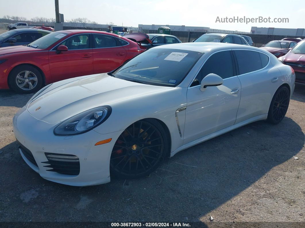 2014 Porsche Panamera Turbo Executive Белый vin: WP0BC2A71EL077117