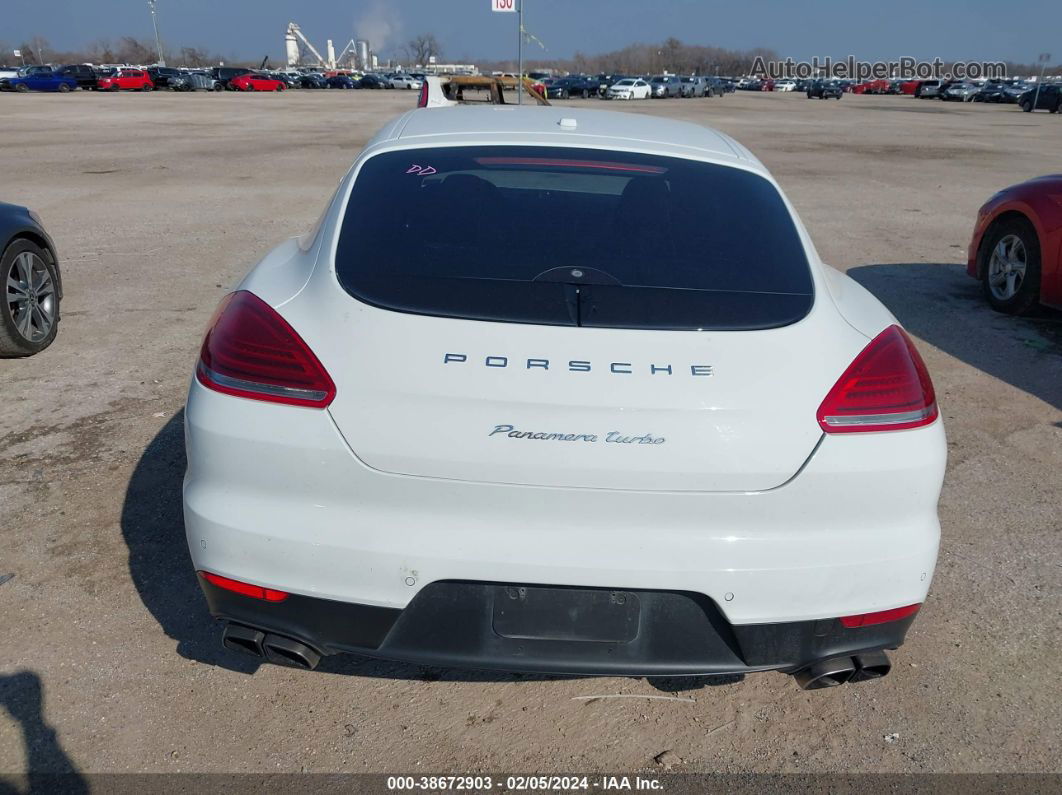 2014 Porsche Panamera Turbo Executive Белый vin: WP0BC2A71EL077117