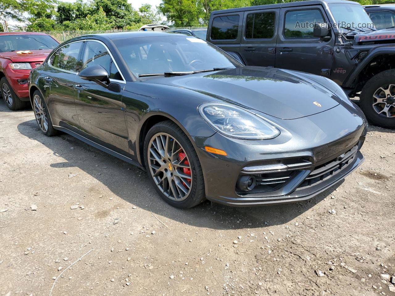 2018 Porsche Panamera Turbo Executive Серый vin: WP0BF2A72JL170214