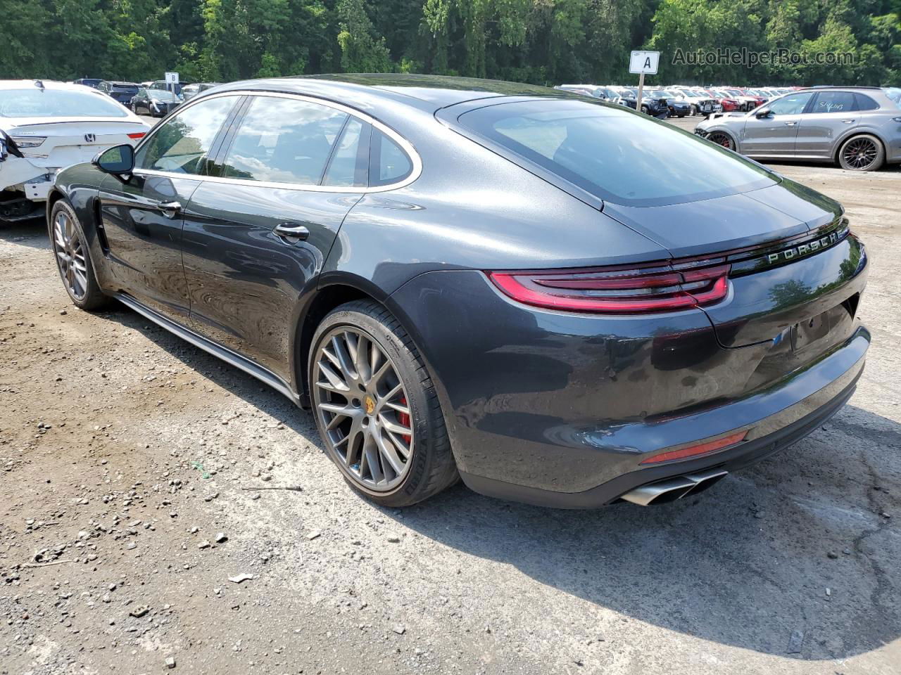 2018 Porsche Panamera Turbo Executive Серый vin: WP0BF2A72JL170214