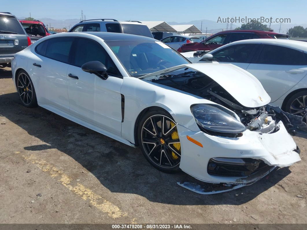 2018 Porsche Panamera Turbo Executive White vin: WP0BF2A73JL170223