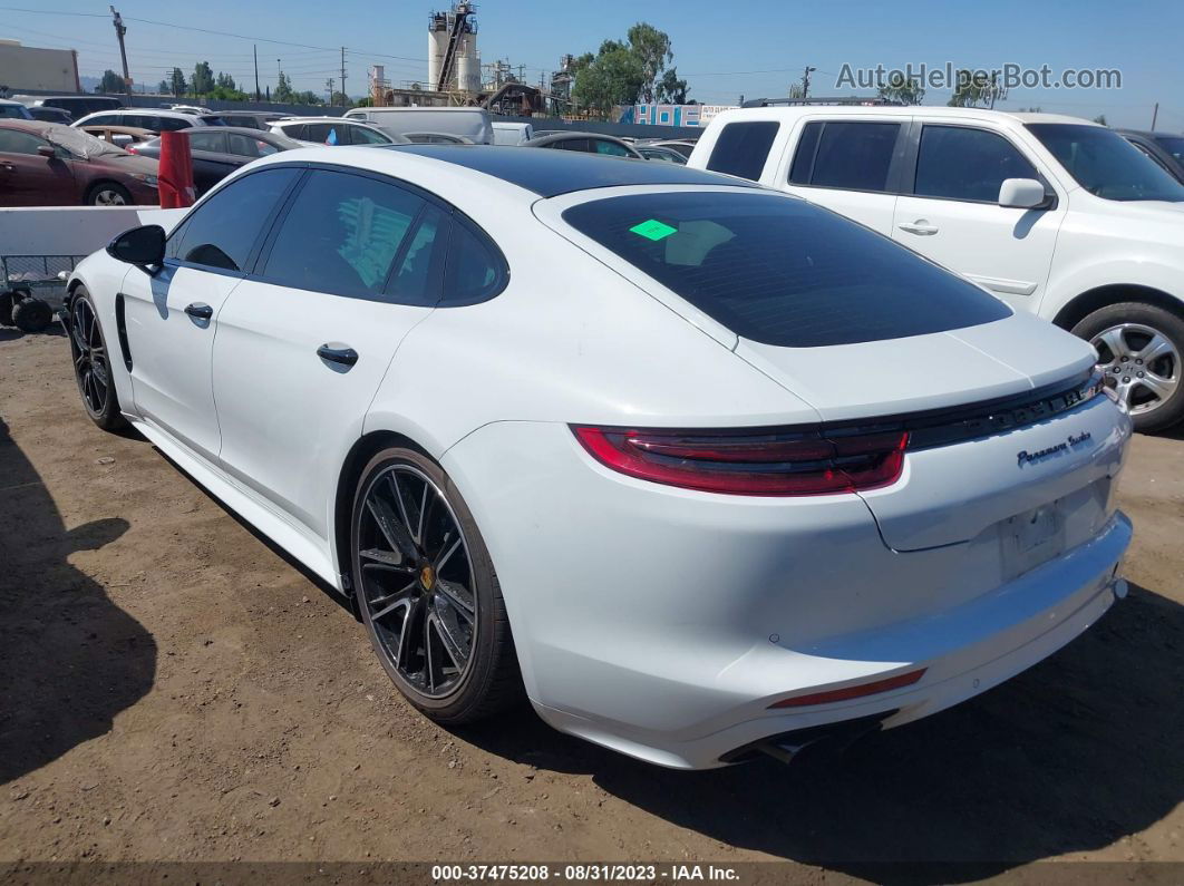 2018 Porsche Panamera Turbo Executive White vin: WP0BF2A73JL170223