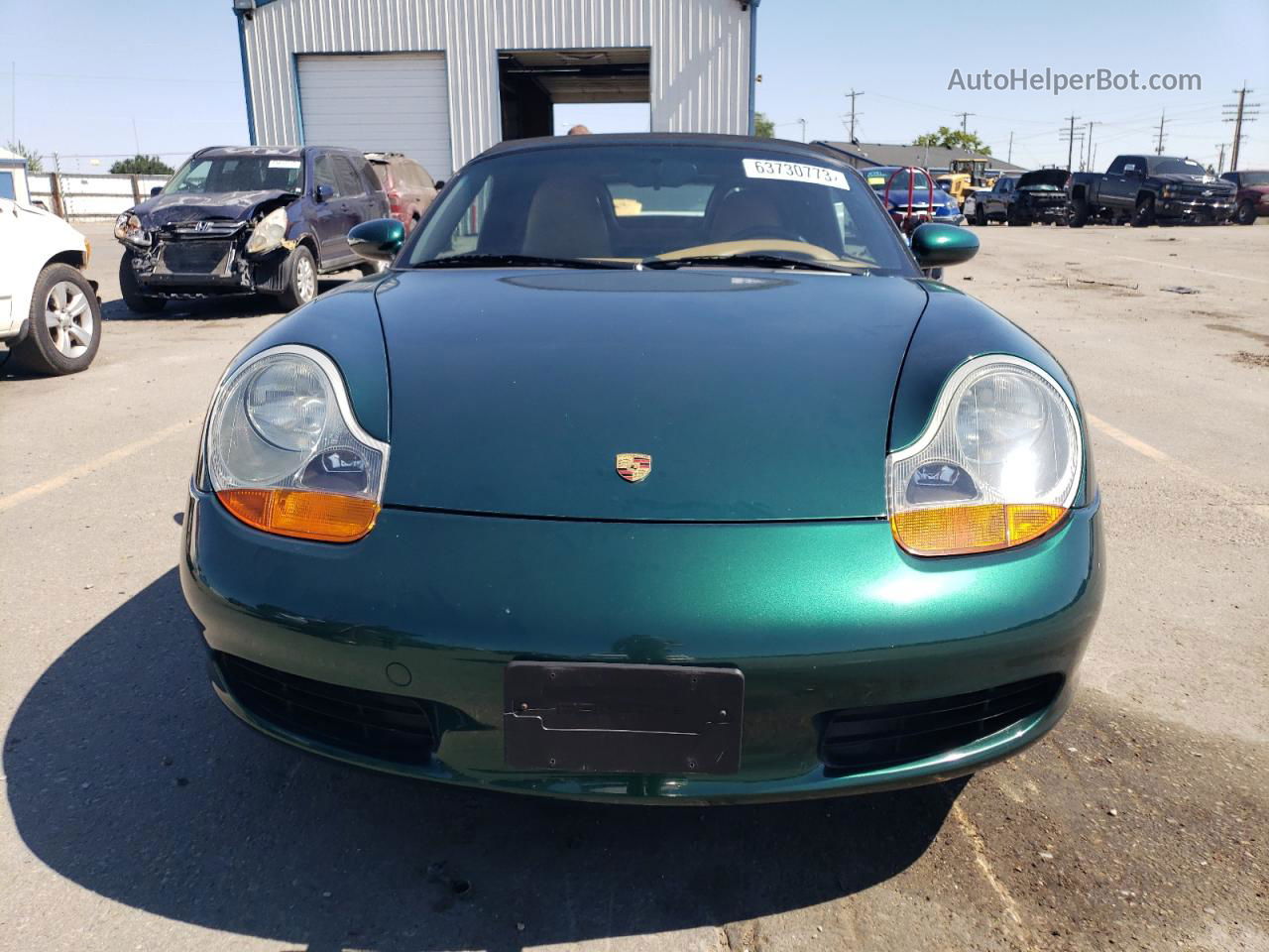 2001 Porsche Boxster  Green vin: WP0CA29811U623300