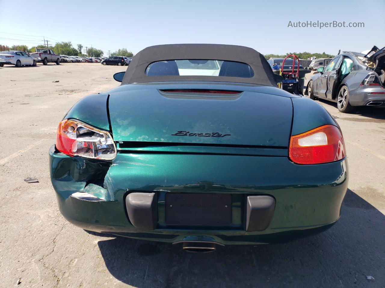 2001 Porsche Boxster  Green vin: WP0CA29811U623300