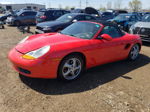 2001 Porsche Boxster  Red vin: WP0CA29821U620518